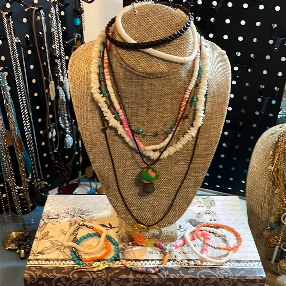 Boho jewelry lot, 14 pieces - Picture 1 of 11